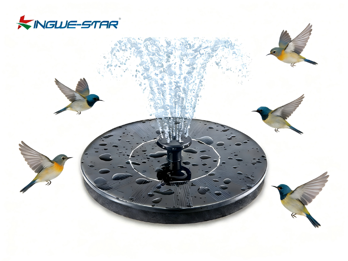 Solar Bird Bath Fountains Pump